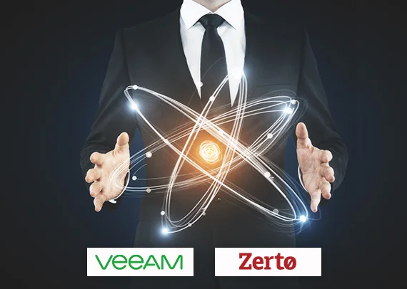 The Technology We Use Veeam and Zerto